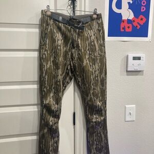 Chene Men's Camouflage Cargo Pants with Belt Duck Hunting Fleece Lined